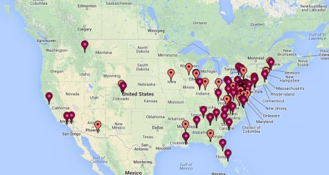 Class of 2014: College Map